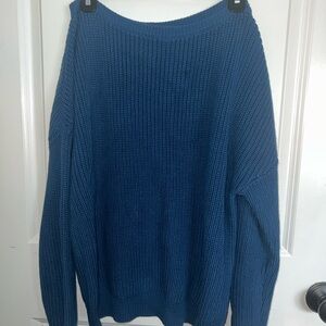 Callahan Blue Crew Neck Sweater